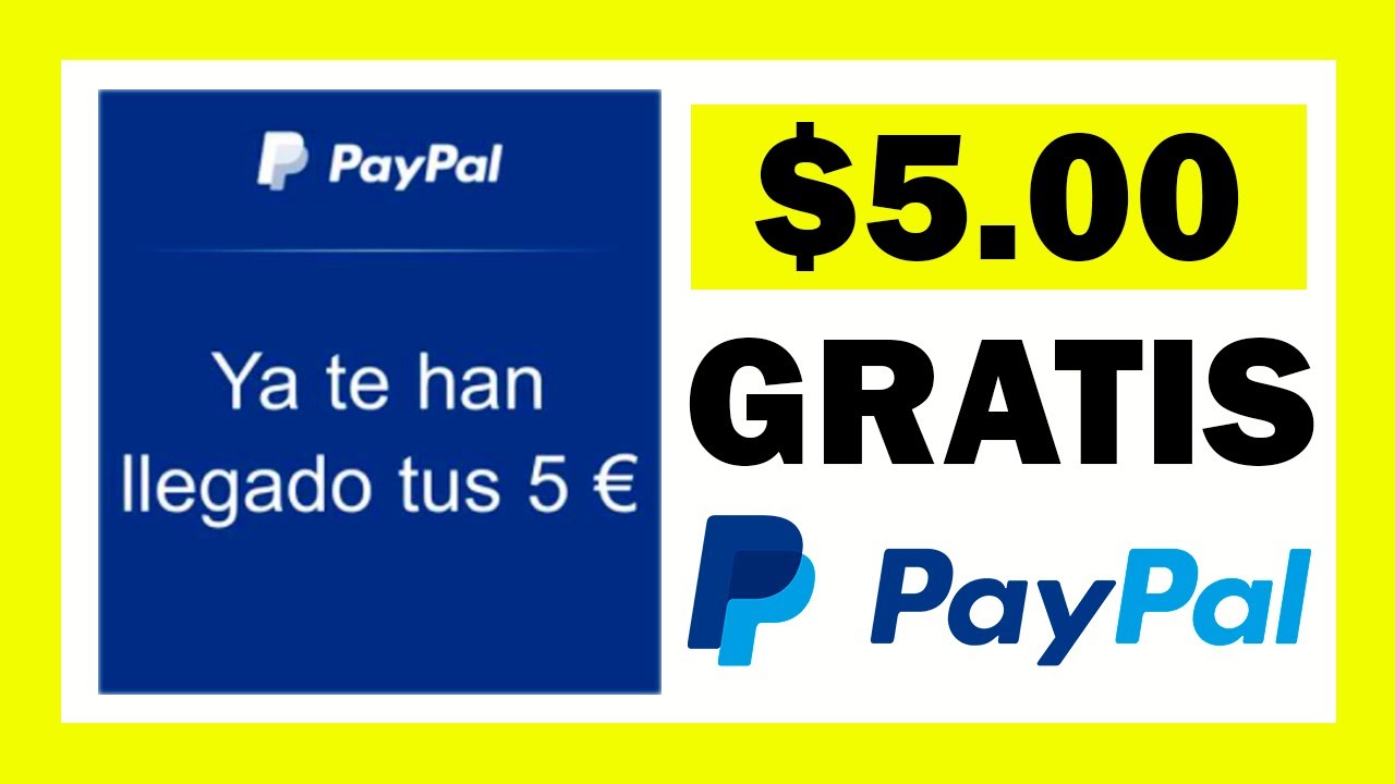 PayPal nos regala 5€